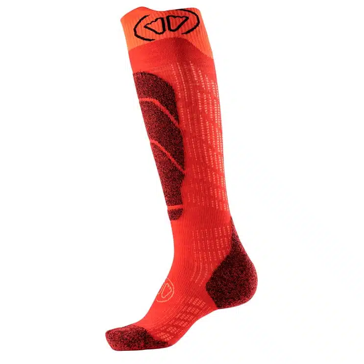 Sidas Ski Merino Junior Socks - Red Orange