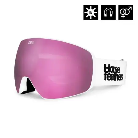 Horsefeathers Scout 2027 White Mirror Pink + Extra Lens