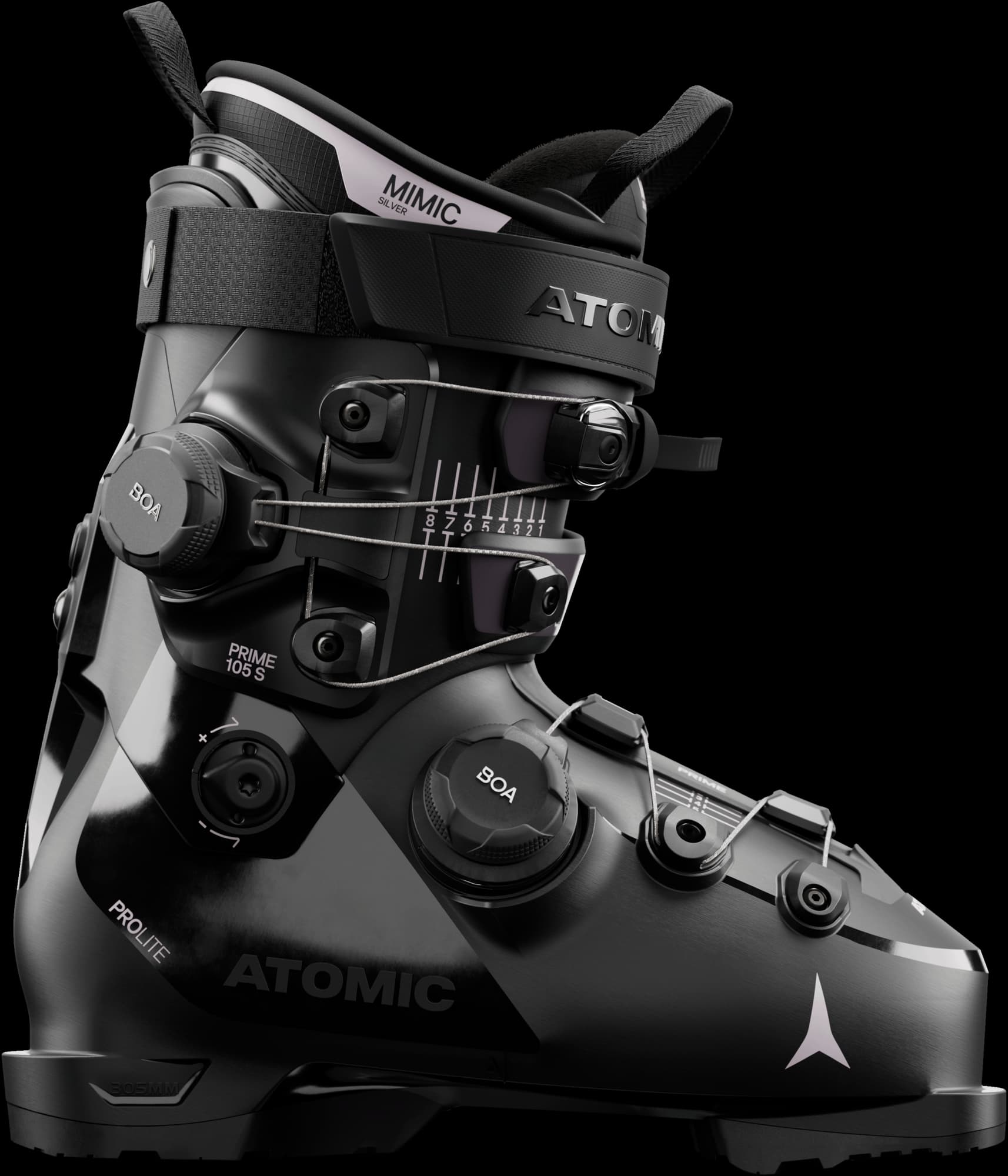 Atomic Hawx Prime 105 DUAL BOA W - Black / Dust